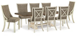 Diamond Furniture - Ashley Furniture - Bolanburg Dining Extension Table and 8 Chairs - Dining Extension Table and 8 Chairs - D647D40