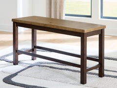 Diamond Furniture - Ashley Furniture - Rylandeen Counter Height Dining Bench - Double Counter Bench (1/CN) - PCD651-09