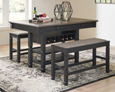 Diamond Furniture - Ashley Furniture - Tyler Creek Counter Height Dining Table - RECT Dining Room Counter Table - D736-32