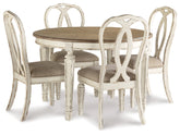 Diamond Furniture - Ashley Furniture - Realyn Dining Table and 4 Chairs - Dining Table and 4 Chairs - D743D2