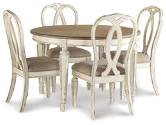 Diamond Furniture - Ashley Furniture - Realyn Dining Table and 4 Chairs - Dining Table and 4 Chairs - D743D2