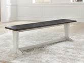 Diamond Furniture - Ashley Furniture - Darborn 62" Dining Bench - Large Dining Room Bench - D796-00