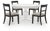 Diamond Furniture - Ashley Furniture - Greddinton Dining Table and 4 Chairs - Dining Table and 4 Chairs - PCD824D27