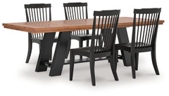 Greddinton Extension Dining Table and 4 Chairs