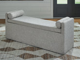 Diamond Furniture - Ashley Furniture - Galliden 62" Dining Bench - Large UPH Dining Room Bench - D841-00