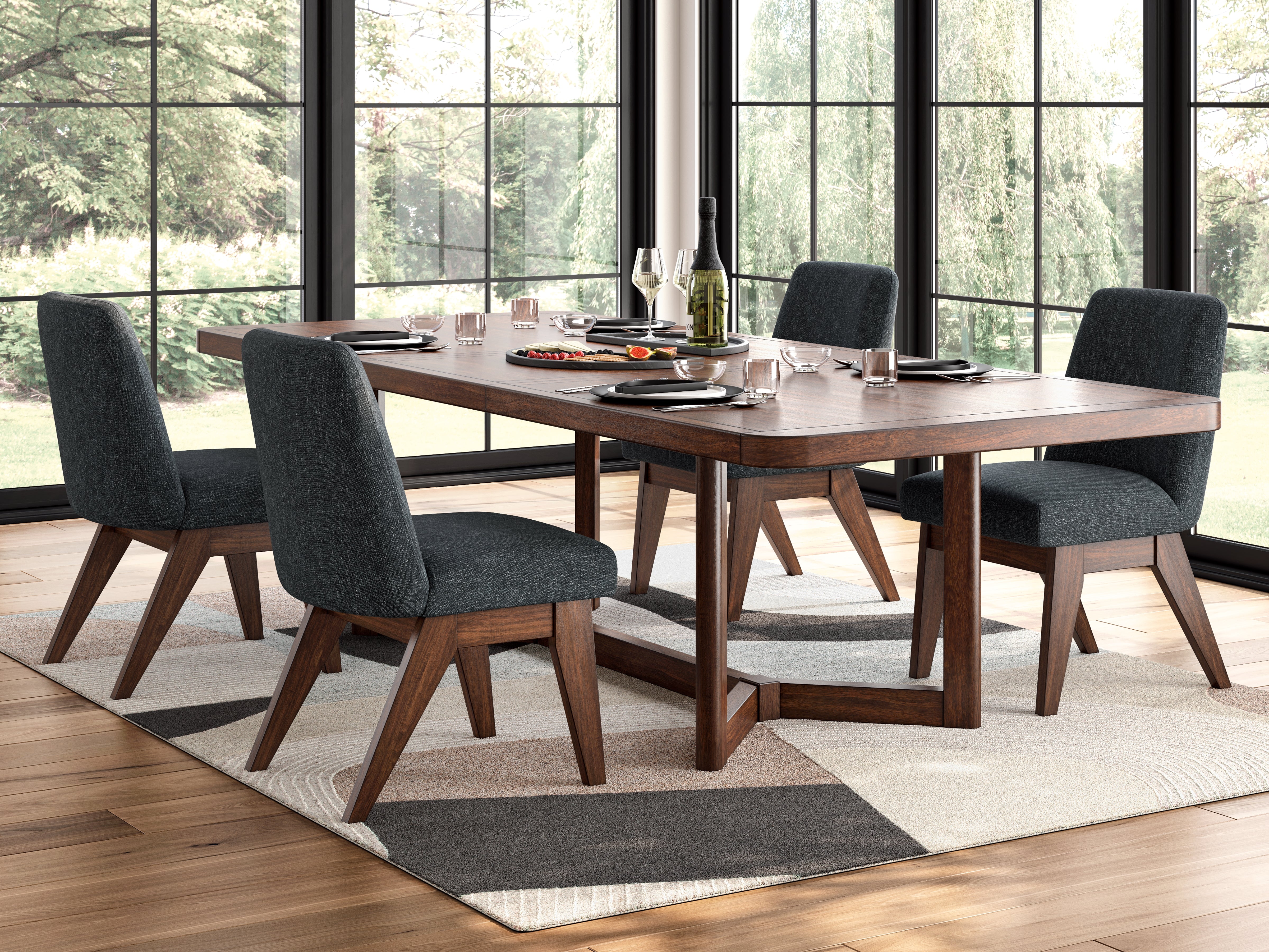 Diamond Furniture - Ashley Furniture - Dilenno Extension Dining Table and 4 Chairs - Extension Dining Table and 4 Chairs - PCD857D1