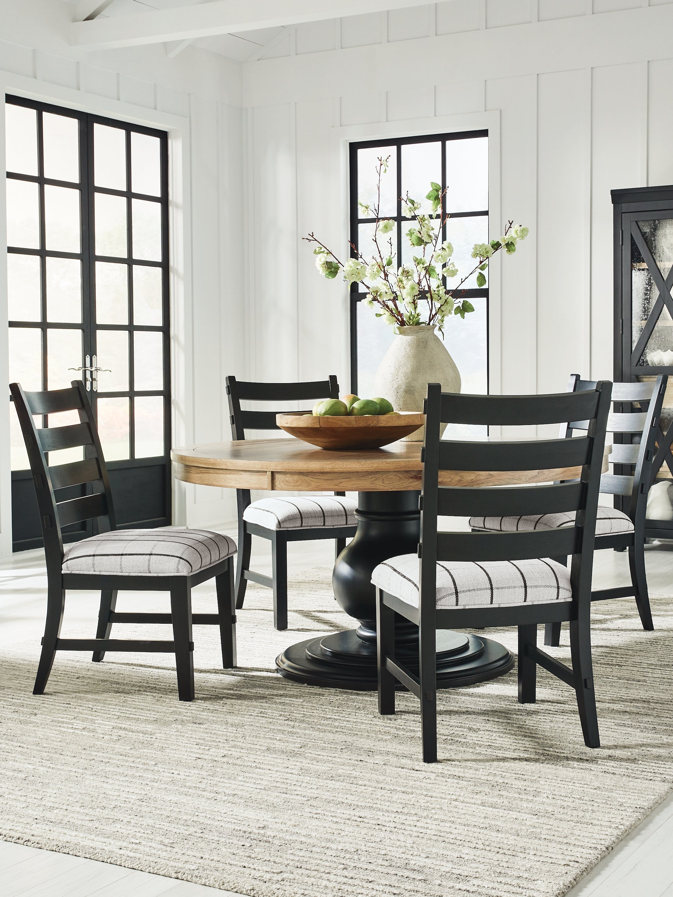 Diamond Furniture - Ashley Furniture - Ridgester Dining Table and 4 Chairs - Dining Table and 4 Chairs - D858D3
