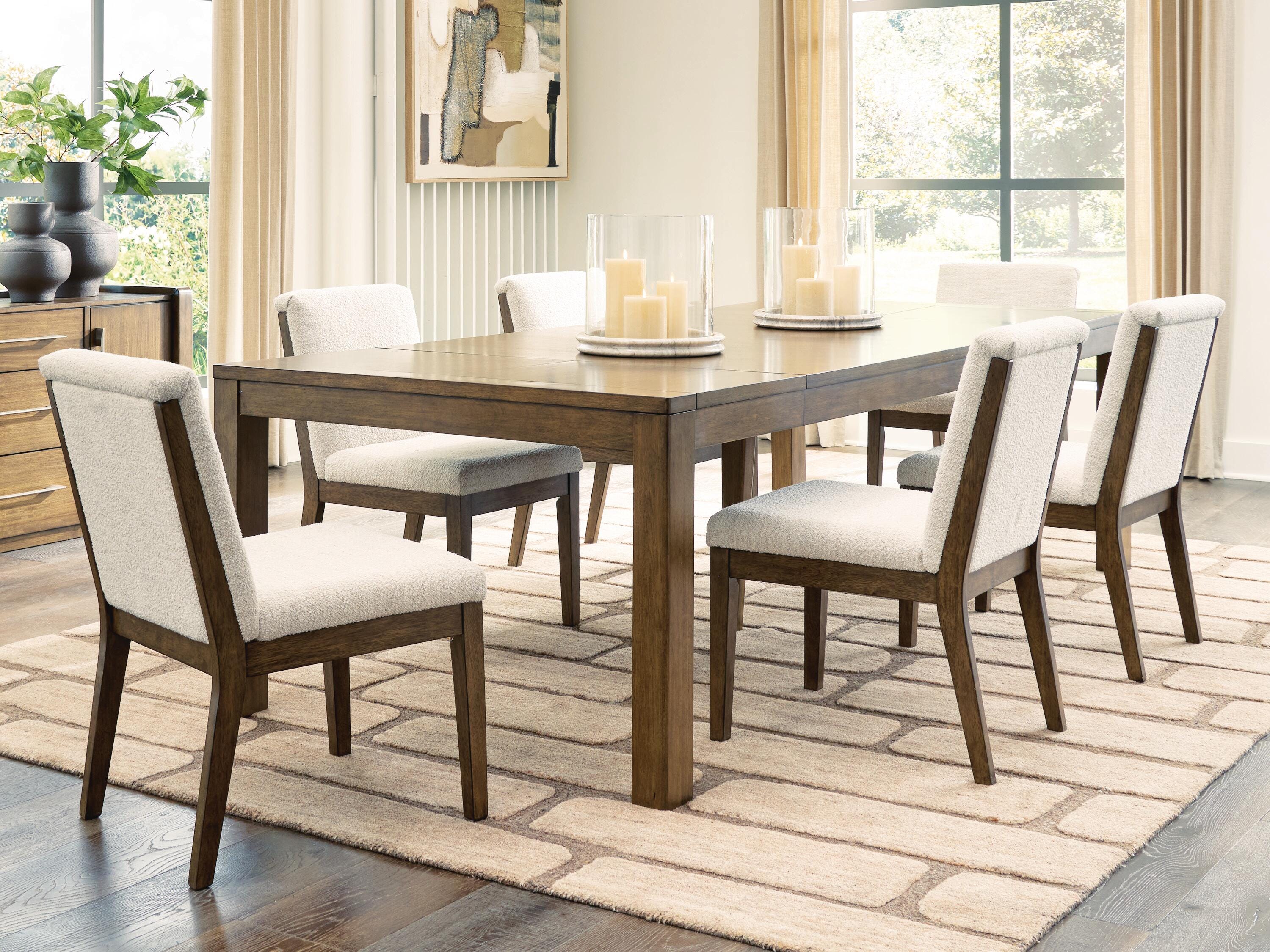 Diamond Furniture - Ashley Furniture - Marxmore Extension Dining Table and 6 Chairs - Extension Dining Table and 6 Chairs - D863D3