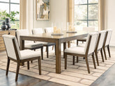 Diamond Furniture - Ashley Furniture - Marxmore Extension Dining Table and 8 Chairs - Extension Dining Table and 8 Chairs - D863D4