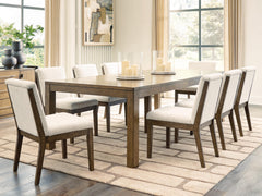 Diamond Furniture - Ashley Furniture - Marxmore Extension Dining Table and 8 Chairs - Extension Dining Table and 8 Chairs - D863D4