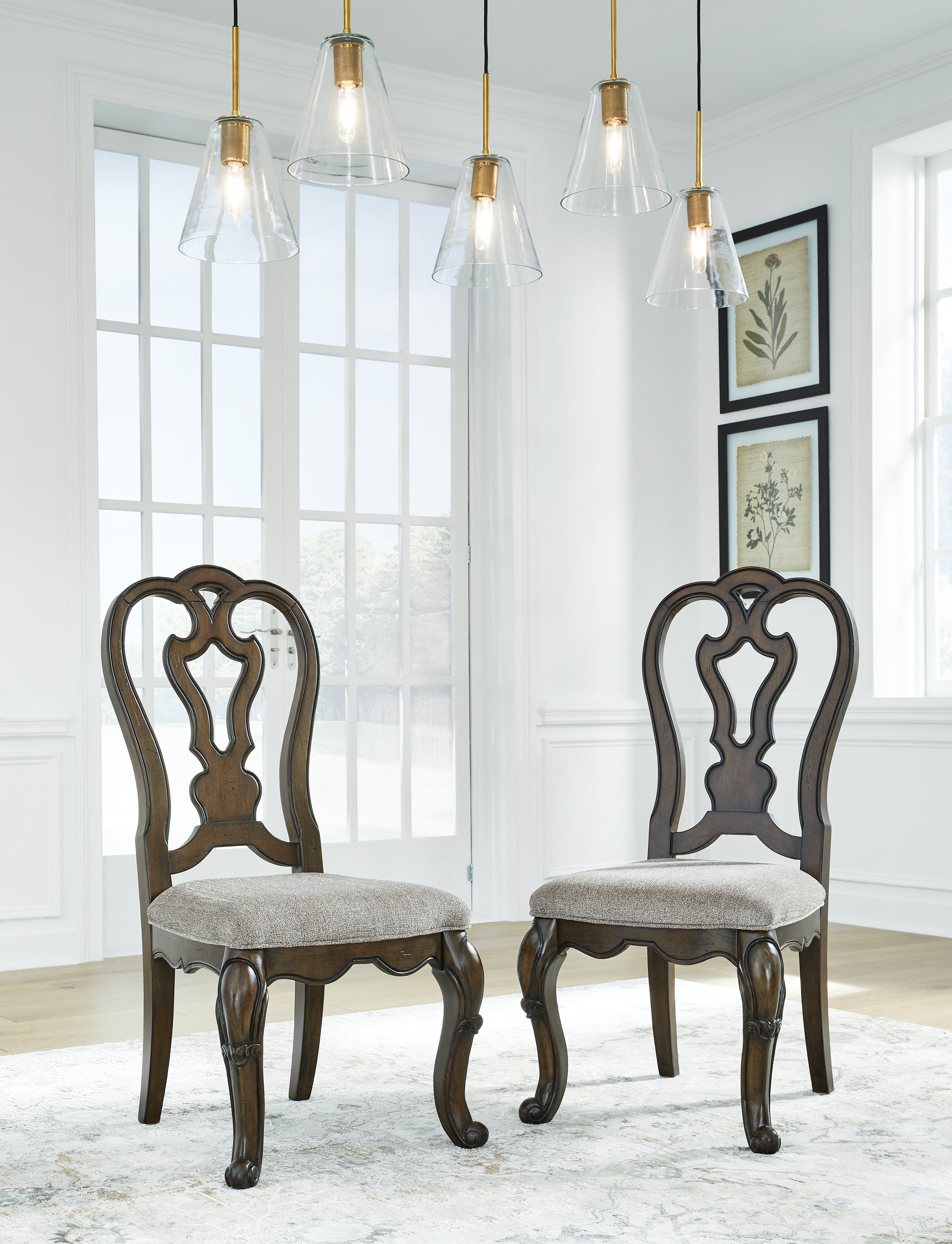 Diamond Furniture - Ashley Furniture - Maylee Dining Chair (Set of 2) - Dining Chair (Set of 2) - D947-01X2