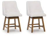 Diamond Furniture - Ashley Furniture - Cabalynn Counter Height Barstool (Set of 2) - Counter Height Barstool (Set of 2) - D974-324X2