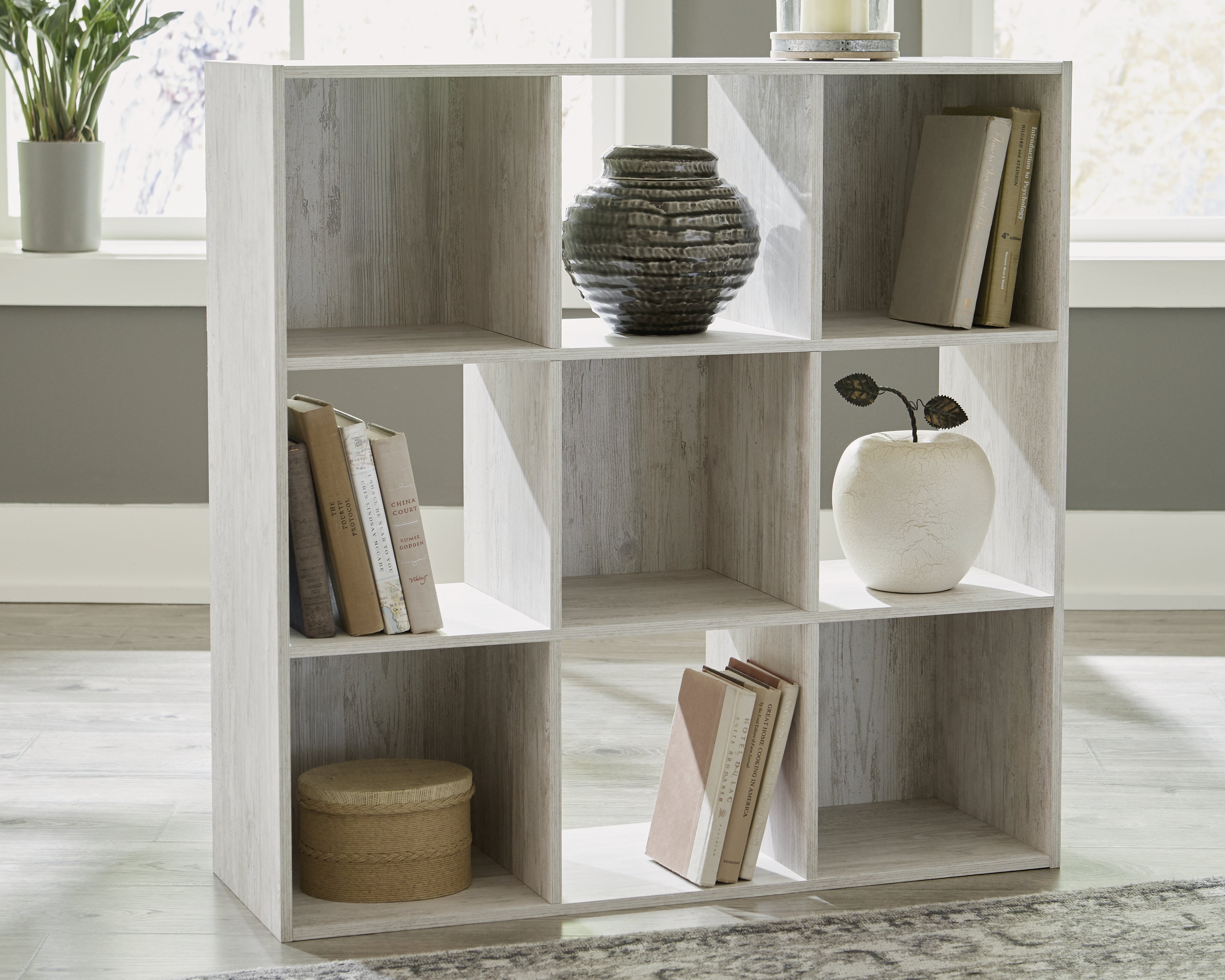 Diamond Furniture - Ashley Furniture - Paxberry Nine Cube Organizer - Nine Cube Organizer - EA1811-3X3