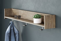 Diamond Furniture - Ashley Furniture - Oliah Wall Mounted Coat Rack with Shelf - Wall Mounted Coat Rack w/Shelf - EA2270-151