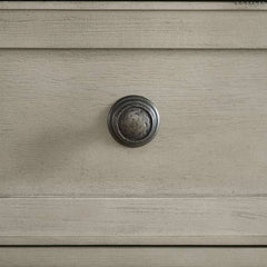 Dresser and Mirror in Medium Brown and Washed Stone