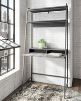 Diamond Furniture - Ashley Furniture - Yarlow 36" Home Office Desk with Shelf - Home Office Desk and Shelf - H215-27