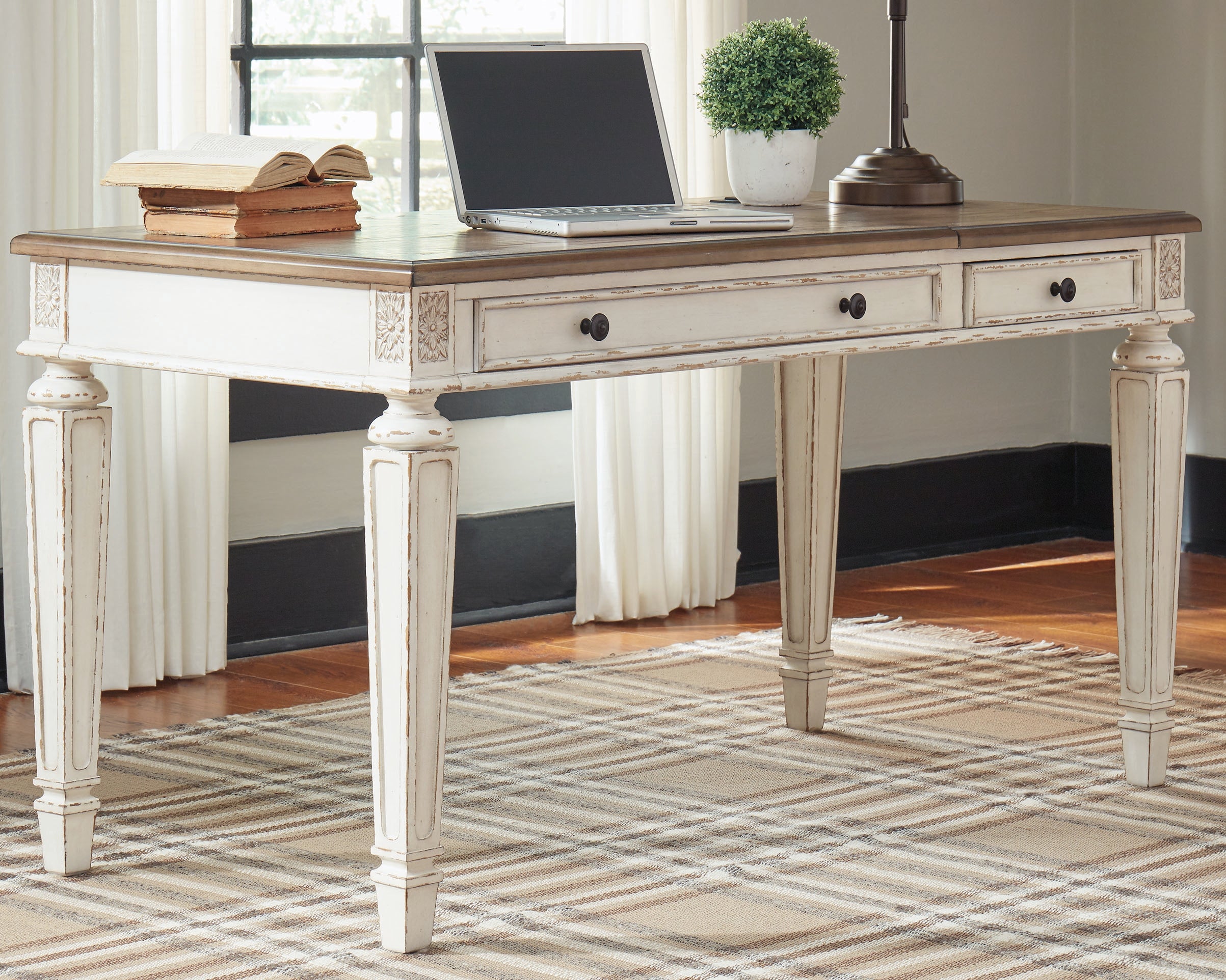 Diamond Furniture - Ashley Furniture - Realyn Home Office Lift Top Desk - Home Office Lift Top Desk - H743-134