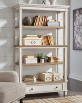 Diamond Furniture - Ashley Furniture - Realyn 75" Bookcase - Bookcase - H743-70