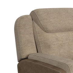 3 Piece Motion Sectional Set With Console in Rancho Beige