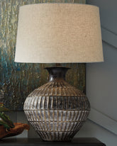 Diamond Furniture - Ashley Furniture - Magan Table Lamp - Metal Table Lamp (1/CN) - L207354