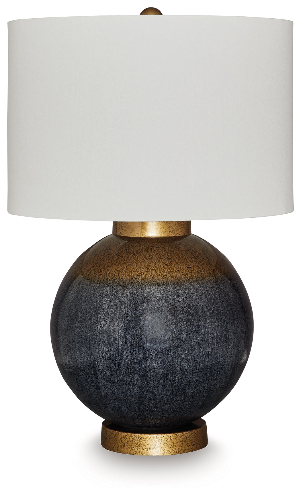 Diamond Furniture - Ashley Furniture - Adara Table Lamp - Metal Table Lamp (1/CN) / Blue/Gold Finish - L207564