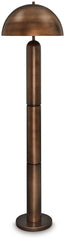Diamond Furniture - Ashley Furniture - Wendfield Floor Lamp - Metal Floor Lamp (1/CN) / Antique Copper Finish - L208431