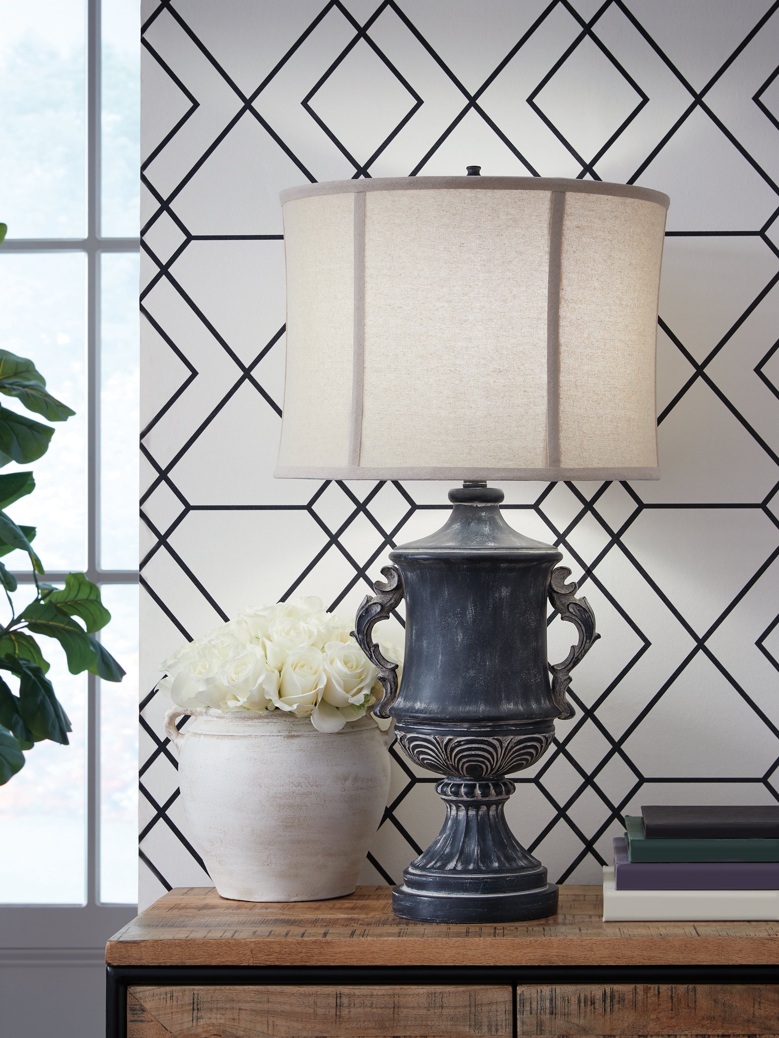 Diamond Furniture - Ashley Furniture - Morvanford Table Lamp - Poly Table Lamp (1/CN) - L235834