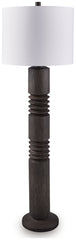 Diamond Furniture - Ashley Furniture - Fainwell Floor Lamp - Poly Floor Lamp (1/CN) / Distressed Black - L235861