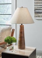 Diamond Furniture - Ashley Furniture - Danset Table Lamp - Wood Table Lamp (1/CN) - L329104
