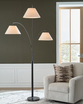 Diamond Furniture - Ashley Furniture - Gibbswellner Arc Lamp - Metal Arc Lamp (1/CN) - L725159