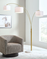 Diamond Furniture - Ashley Furniture - Valo Arc Lamp - Metal Arc Lamp (1/CN) - L725169