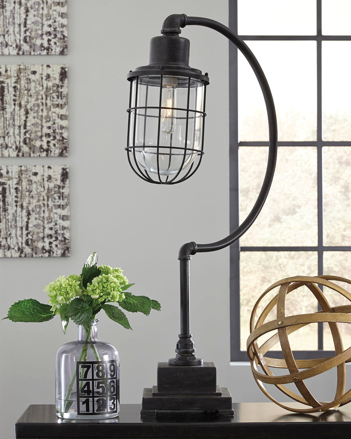 Diamond Furniture - Ashley Furniture - Jae Desk Lamp - Metal Desk Lamp (1/CN) - L734232