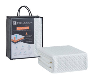 Diamond Furniture - Ashley Furniture - Basic Protector Queen Mattress Protector (Set of 4) - QN Mattress Protector(4/CS) - M30803