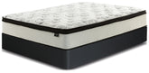 Diamond Furniture - Ashley Furniture - Chime 12 Inch Hybrid California King Mattress and Foundation Set - California King Mattress and Foundation Set - M697M1