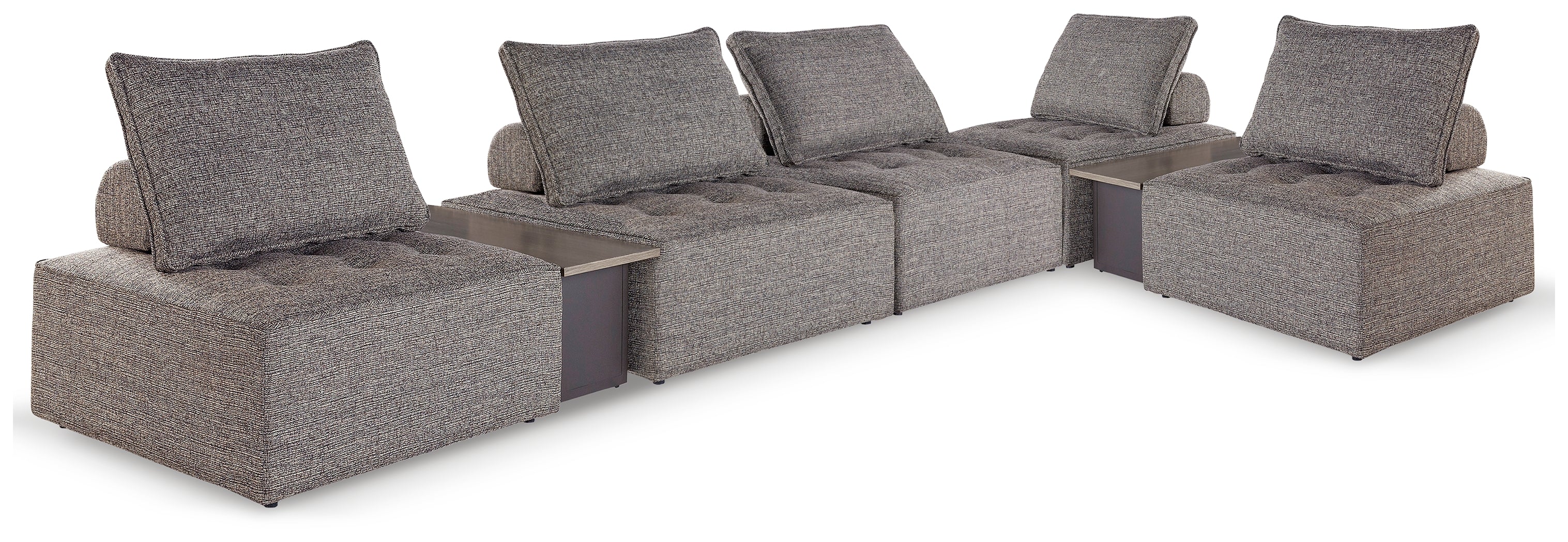 Diamond Furniture - Ashley Furniture - Bree Zee 7-Piece Outdoor Modular Seating - 7-Piece Outdoor Modular Seating - P160P13