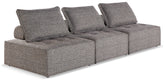 Diamond Furniture - Ashley Furniture - Bree Zee 3-Piece Outdoor Modular Seating - 3-Piece Outdoor Modular Seating - P160P9