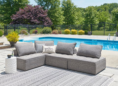 Diamond Furniture - Ashley Furniture - Bree Zee 4-Piece Outdoor Sectional - 4-Piece Outdoor Sectional - P160P8