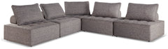 Diamond Furniture - Ashley Furniture - Bree Zee 5-Piece Outdoor Modular Seating - 5-Piece Outdoor Modular Seating - P160P10