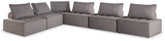 Diamond Furniture - Ashley Furniture - Bree Zee 6-Piece Outdoor Modular Seating - 6-Piece Outdoor Modular Seating - P160P11