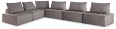 Diamond Furniture - Ashley Furniture - Bree Zee 6-Piece Outdoor Modular Seating - 6-Piece Outdoor Modular Seating - P160P11