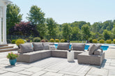 Diamond Furniture - Ashley Furniture - Bree Zee 7-Piece Outdoor Sectional - 7-Piece Outdoor Sectional - P160P2