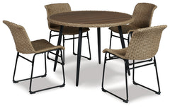 Diamond Furniture - Ashley Furniture - Amaris Outdoor Dining Table with 4 Chairs - Outdoor Dining Table with 4 Chairs - P369P1