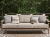 Diamond Furniture - Ashley Furniture - Harmony Headlands Outdoor Sofa with Cushion - Sofa with Cushion - PCP428-838