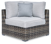 Diamond Furniture - Ashley Furniture - Harbor Court Corner with Cushion (Set of 2) - Corner with Cushion (Set of 2) - P459-877