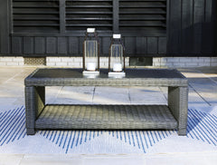 Diamond Furniture - Ashley Furniture - Elite Park Outdoor Coffee Table - Rectangular Cocktail Table - P518-701