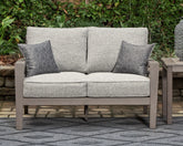 Diamond Furniture - Ashley Furniture - Hillside Barn Outdoor Loveseat with Cushion - Loveseat w/Cushion - P564-835