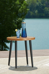 Diamond Furniture - Ashley Furniture - Horizon Hall Outdoor End Table - Round End Table - P572-706