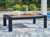 Diamond Furniture - Ashley Furniture - East Beach Outdoor Coffee Table - Rectangular Cocktail Table - PCP587-701