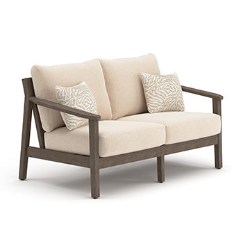 Diamond Furniture - Ashley Furniture - Adams Lane Outdoor Loveseat - Loveseat w/Cushion - PCP602-835