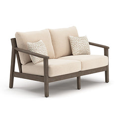 Diamond Furniture - Ashley Furniture - Adams Lane Outdoor Loveseat - Loveseat w/Cushion - PCP602-835